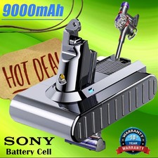 21.6v 9000mAh Battery For Dyson V6 Replacement Li-ion Animal SV09 DC58 DC59