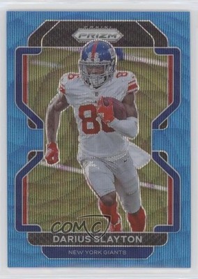 2021 Panini Prizm Blue Wave Prizm 15/199 Darius Slayton #228 1m8i