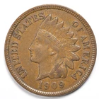 1909 Indian Head Penny Cent Very Fine+ (VF+)