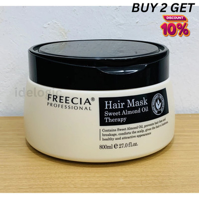 Freecia Professional Hair Mask Organic Sweet Almond Oil Hair Care 800ml x1