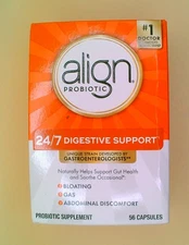 Align Probiotic  Digestive Support, 56 Capsules, Probiotics, 01/28