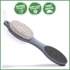 4 IN 1 FOOT FILE CALLUS REMOVER Scrubber Pumice Stone Rasp Sandpaper Foot Care