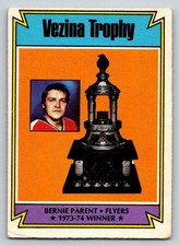 1974-75 O-Pee-Chee #249 Bernie Parent Vezina Low Grade (ref 216163)