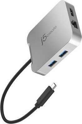 USB-C Hub 4K@60Hz HDMI 100W PD Gigabit Ethernet 2x USB-A MacBook Chromebook XPS