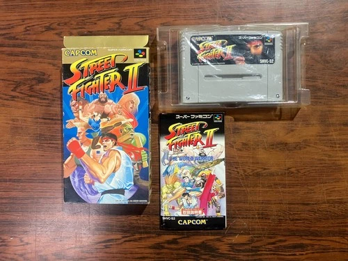 STREET FIGHTER II 2 The World Warrior Nintendo Super Famicom W/Box Tested Japan