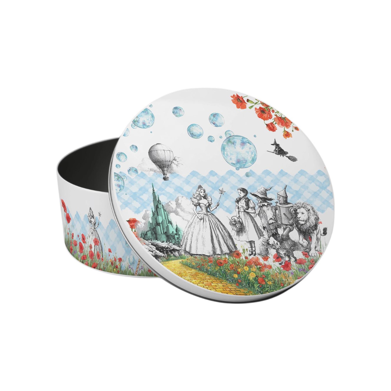 Wizard of Oz Tales Small Cake Tin - Storybook Themed Homeware Baking Gifts