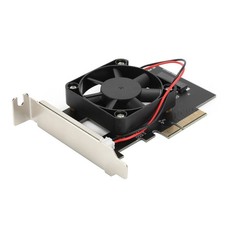 Adapter Card PCI-E X4 NVMe M.2 NGFF 2280 SSD with Cooling Fan to PCl-E X4