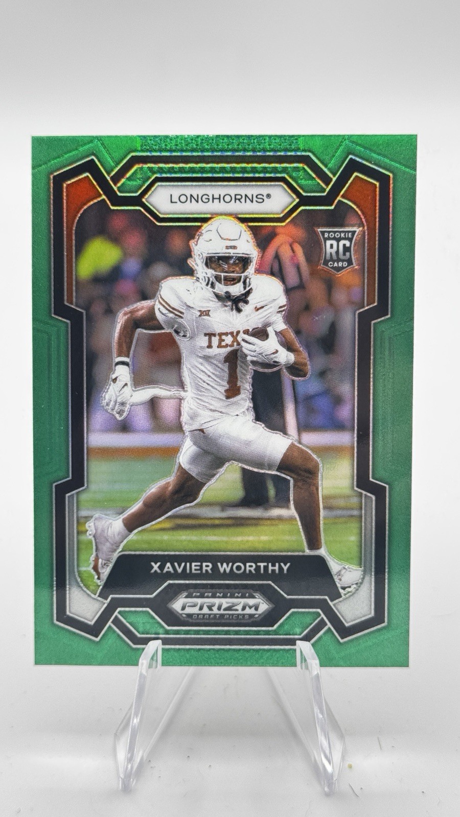 2024 Panini Prizm Draft Picks - Xavier Worthy #153 Green Prizm (RC)