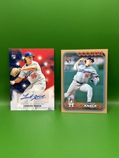 2024 Topps Update Landon Knack Baseball Stars Autographs Rookie Gold /2024 LAD