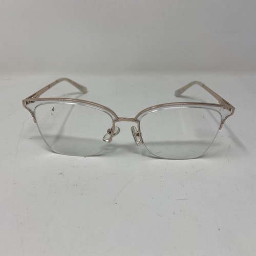 NICOLE MILLER EYEWEAR CANNES C01 CRYSTAL ROSE GOLD 53-17-132 FLEX HINGE BF66