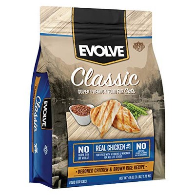 Classic Deboned Chicken and Brown Rice Recipe Cat Food, 3lb.