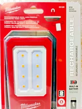 MILWAUKEE RECHARGEABLE TASK LIGHT # 2013R, LOW PROFILE TASK LIGHT!  NEW!!   (B6)