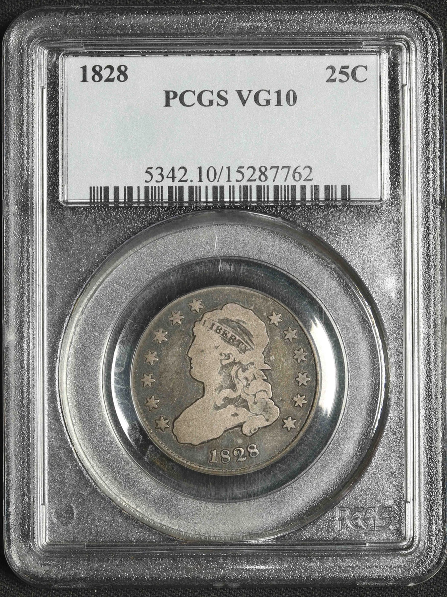 (PCGS鑑定品) アメリカ合衆国　キャップドバスト(文字縁タイプ) 1828 PCGS 1828 Year Capped Bust US Quarters (1815-1838) for sale | eBay