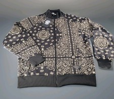 CROOKS & CASTLES Mens Paisley AOP Jacket Blac...
