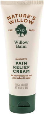 Willow Balm Natural  Cream for Muscles & Joints | Fast-Acting with Willow Bark &