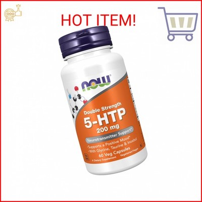 Double Strength 5-HTP 200mg Veg Capsules for Neurotransmitter Support