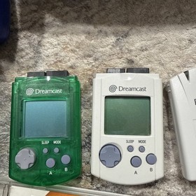 SEGA Dreamcast Console Bundle  Controllers  Memory Cords - Tested WORKING