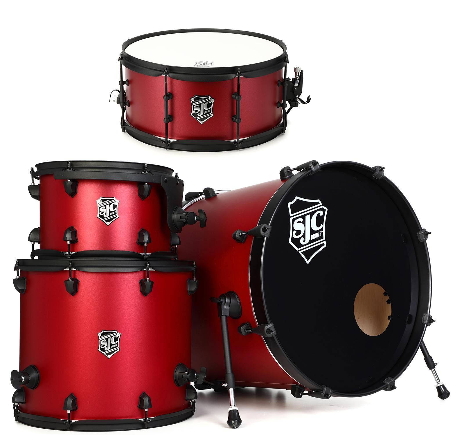 Барабаны SJC Custom Drums серии Pathfinder, состоящие из 4 частей (Малый барабан), в комплекте с корпусом - Sweetwater