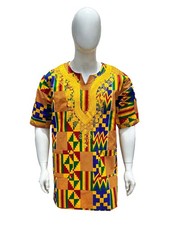 African Embroidered Men's Top, Dashiki, Cotton, Sizes M  5XL, Fast Shipping