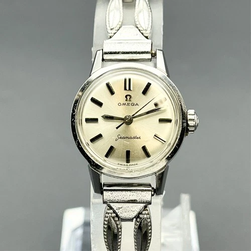 Omega Seamaster _ Women's Watch Vintage Silver Dial 22mm #2146