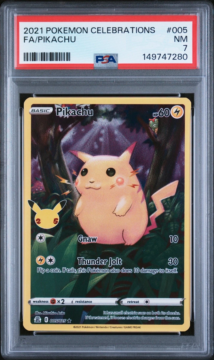 Pikachu Pokémon TCG Professional Sports Authenticator (PSA) Grade