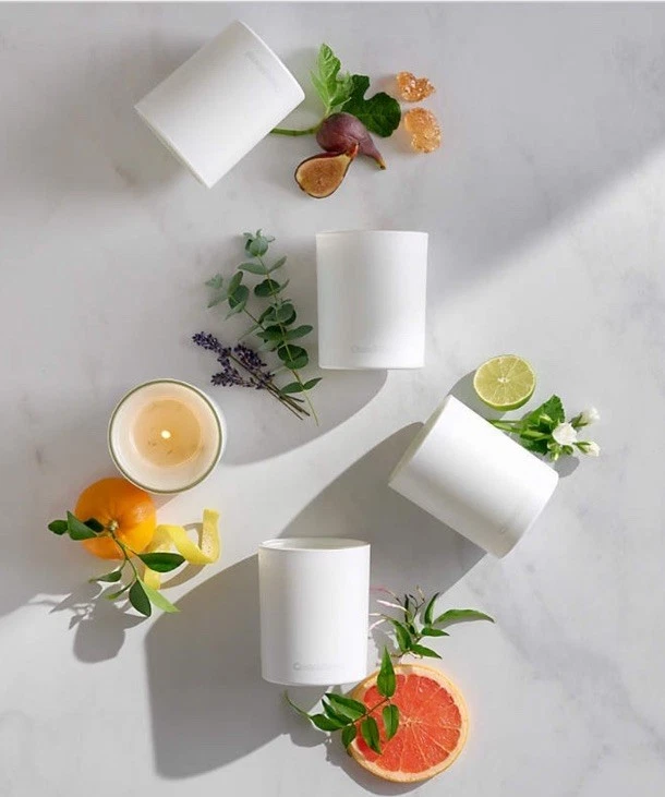 Crate & Barrel Lavender + Eucalyptus Scented Candle ~ 8 oz. - Image 4 of 4