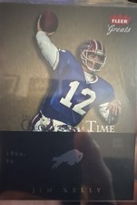 2004 Fleer Greats - The Glory of Their Time Jim Kelly #19 GOT /1991