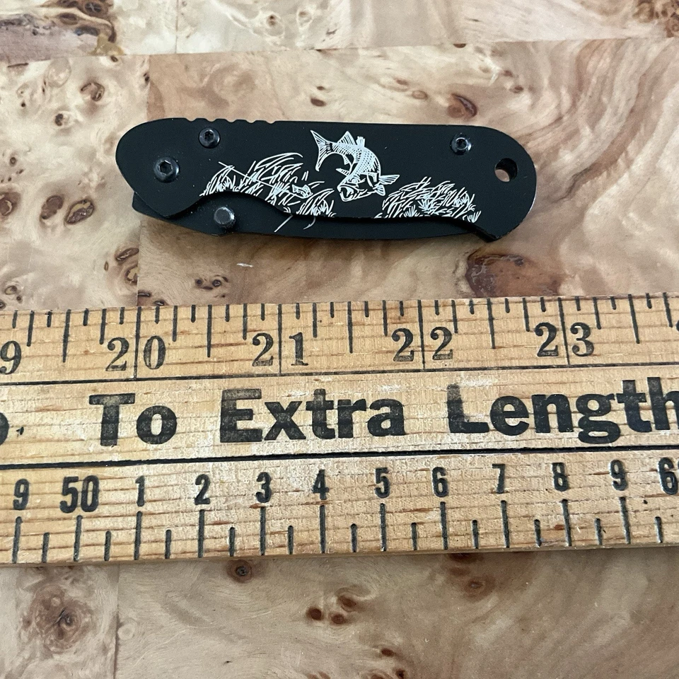 WINCHESTER SINGLE BLADE BASS FISHING LOCKABLE POCKET KNIFE GREAT ! - Image 3 of 4