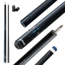 Pool Cue Stick Carbon Fiber 58" 3/8 8 Pin Joint 12.5mm Tip Low Deflection