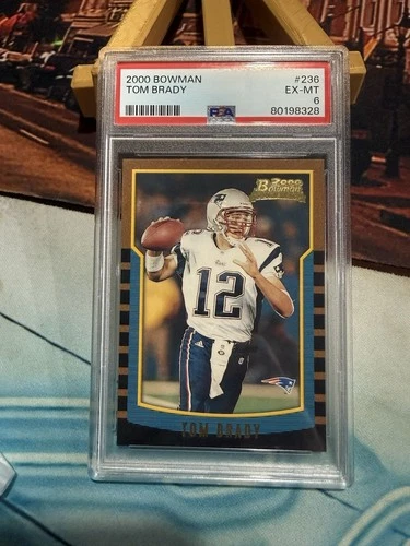 2000 Bowman Tom Brady #236 (RC) PSA 6