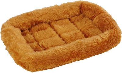Quiettime XXS Dog Bed   Cinnamon Faux Fur Bolster, Ultra-Soft and Machine Washab