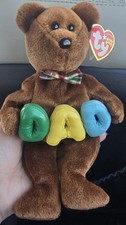 Ty Beanie Baby Dad yellow a - MWMT