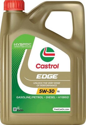 CASTROL Edge 5W30 LL Long Life Titanium 4L Car Lubricating Engine Oil