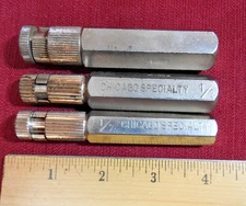 Chicago Specialty Mfg Co 3 Pipe Nipple Extractor Sizes 3/4" 1/2"