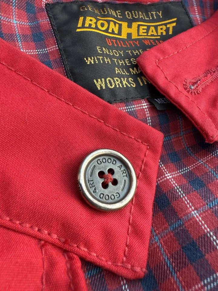 铁心夹克 IHJ-85-RED - 防水哈灵顿夹克 - 红色 — 第 2/2 张图片