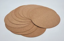 (12 Pack) Vollrath 86353 12 15/16" Round Cork Tray Liner for Serving Trays