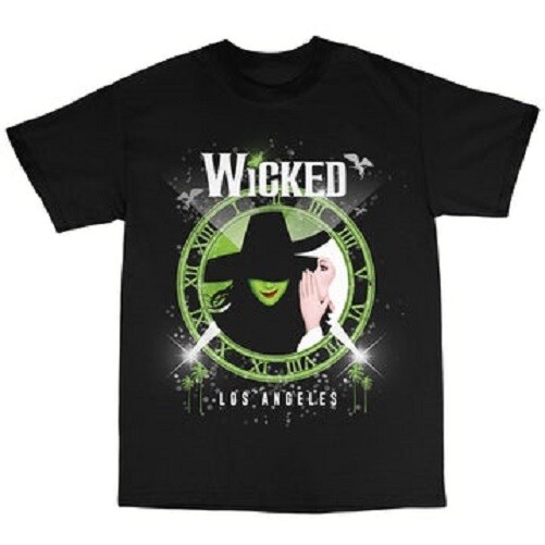 【新品未開封】Wicked ミュージカル Tシャツ Lサイズ【劇団四季】 WICKED The Musical BROADWAY SHOW UNISEX LOS ANGELES LA Two Witch