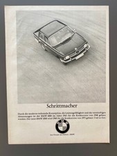 1968 BMW 1800 Schrittmacher Oldtimer Vintage Ad Werbung Reklame