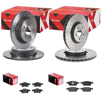 brembo SPORT BREMSENSET VORNE + HINTEN passend für FORD KUGA II 2 MK2