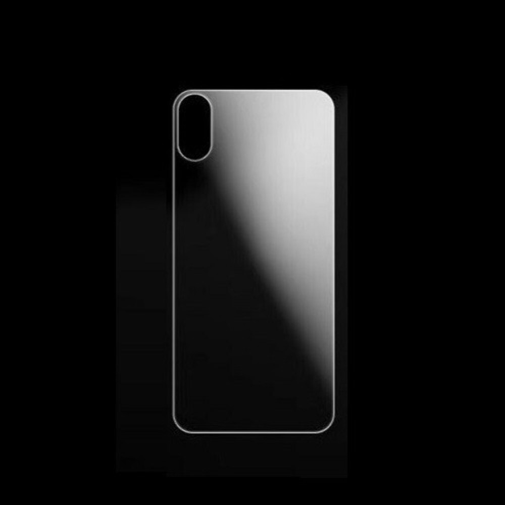Transparent Rear Back Tempered Glass Protector for iPhone Xs Max