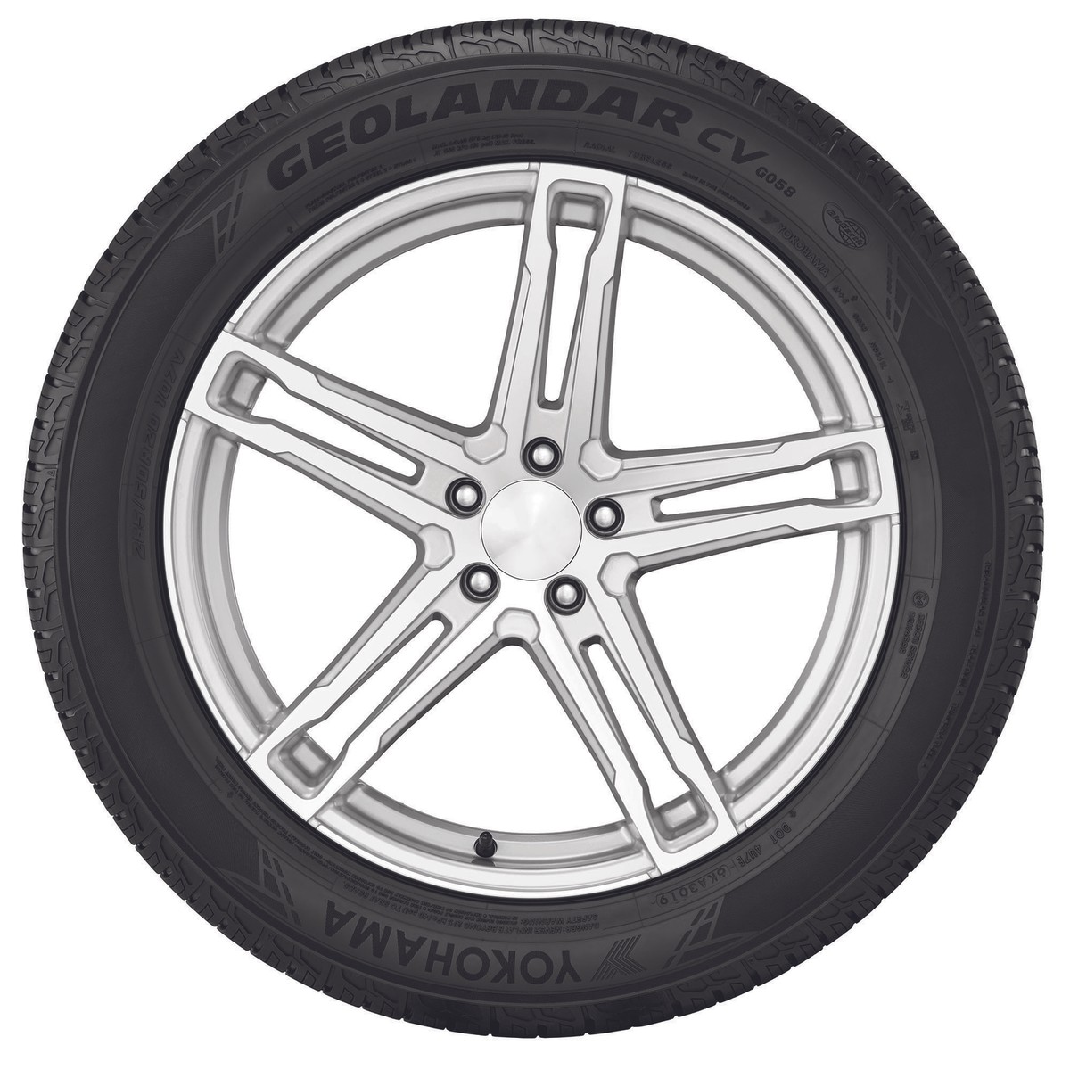 1 New Yokohama Geolandar Cv G058 - 215/65r16 Tires 2156516 215 65