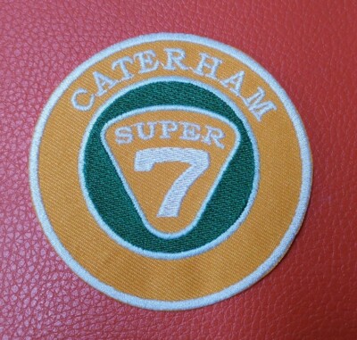 Motorsport Motor Racing Car Patch Sew / Iron On Badge:- Caterham Super 7
