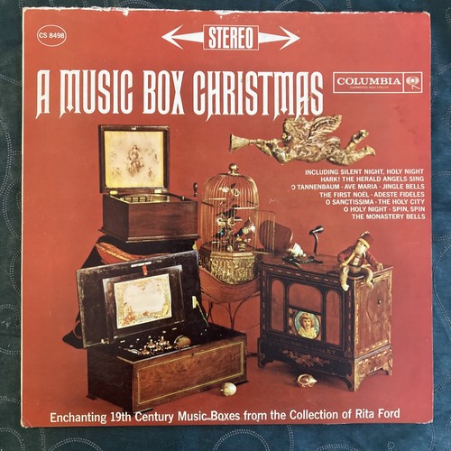 A MUSIC BOX CHRISTMAS CS8498 Vinyl Lp From The Collection Of Rita Ford
