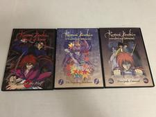 Rurouni Kenshin: Wandering Samurai DVD Lot of 3 - Read Description for Titles