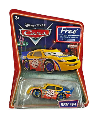 Disney Pixar Cars Supercharged RPM #64 Cars Diecast - Brandneu & Versiegelt