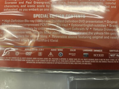 THE YAKUZA PAPERS Volume 1-5 Blu Ray NEW Sealed Arrow Video Kinji