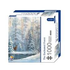 The Enchanted Forest Christmas Piece Jigsaw Puzzle 1000 Piece