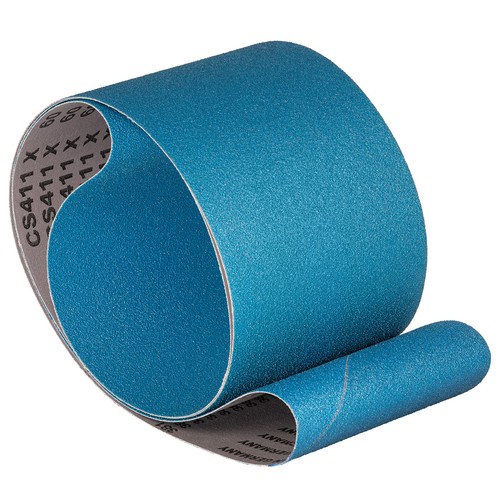 Klingspor 10 Nastri Abrasivi Corindone 120x2240 Mm Grana 80 | Per Legno E Metallo