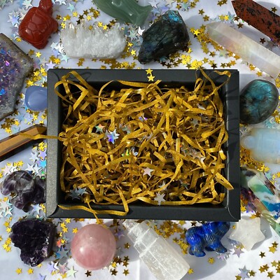 Natürliche zufällige Kristall Geschenkbox Edelstein Kristalle Überraschung Geschenk Reiki Shop