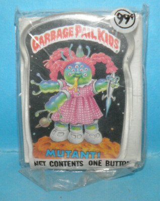 1986 Topps Garbage Pail Kids MUTANT Button Badge Pin Pinback | eBay